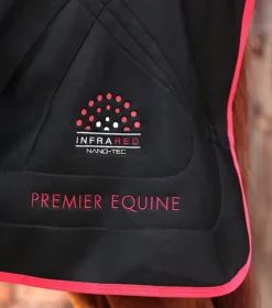 Premier Equine Nano-Tec Infrared Horse Rug Black/Red -Lemieux Shop Nano Tec Infrared Rug 5