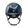 Charles Owen EQx Kylo Riding Helmet - Navy Gloss/Pewter Sparkly With MIPS