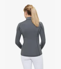 Premier Equine Ombretta Ladies Technical Riding Top Anthracite Grey -Lemieux Shop Ombretta Ladies Technical Riding Top Antracite Grey 3
