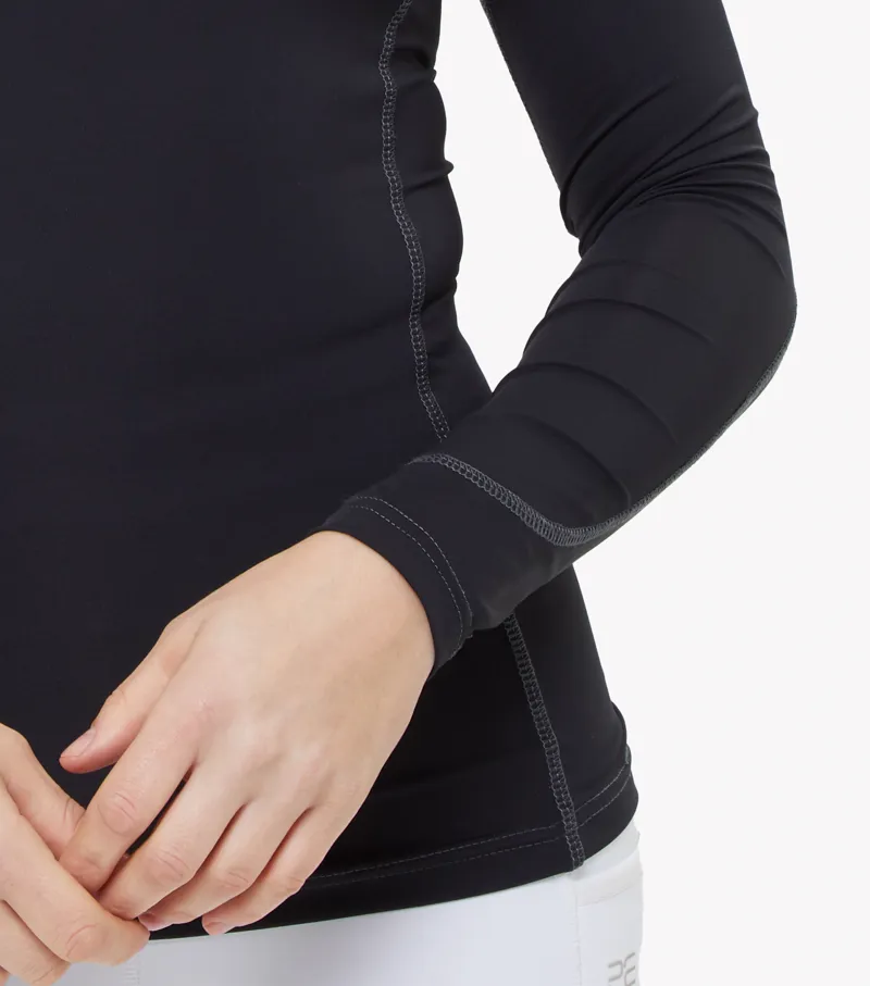 Premier Equine Ombretta Ladies Technical Riding Top Black 6 Premier Equine Ombretta Ladies Technical Riding Top Black - Image 6