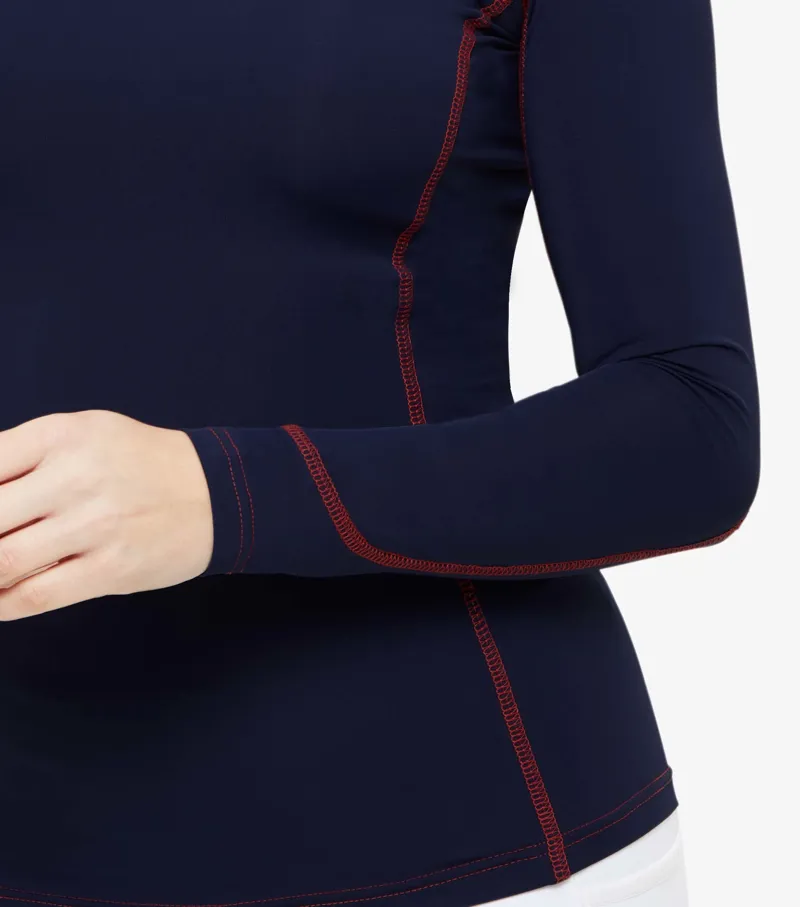Premier Equine Ombretta Ladies Technical Riding Top Navy 5 Premier Equine Ombretta Ladies Technical Riding Top Navy - Image 5