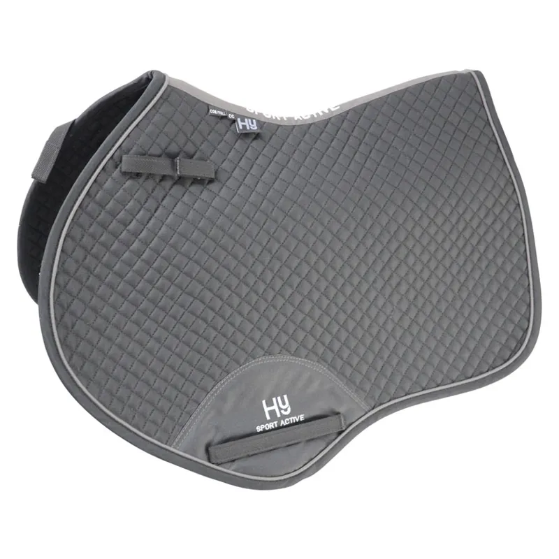 Hy Sport Active Close Contact Saddle Pad In Black 1 Hy Sport Active Close Contact Saddle Pad In Black