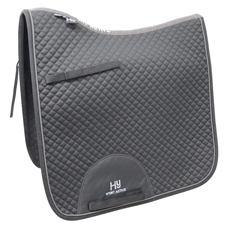 Hy Sport Active Dressage Saddle Pad In Black 1 Hy Sport Active Dressage Saddle Pad In Black