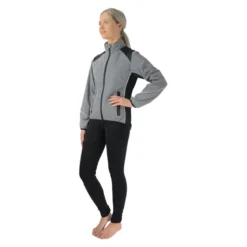 Hy Equestrian Silva Flash Reflective Jacket In Reflective Silver