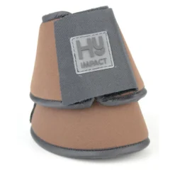 Hy Equestrian Neoprene Over Reach Boot In Brown