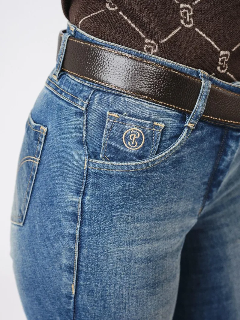 PS Of Sweden Maggie Denim Breeches Blue Denim 2 PS Of Sweden Maggie Denim Breeches Blue Denim - Image 2