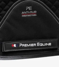 Premier Equine Plain Cotton Saddle Pad - Dressage Square Black -Lemieux Shop Plain Cotton Dressage Square Black 5