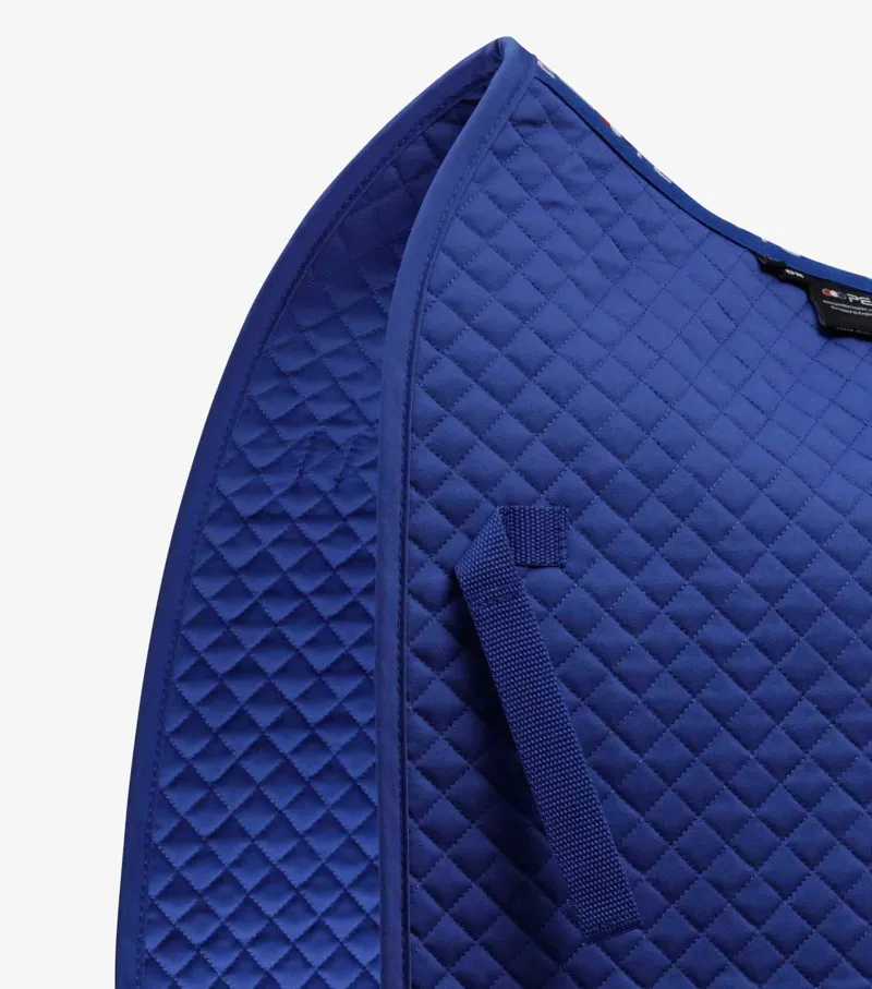 Premier Equine Plain Cotton Saddle Pad - Dressage Square Royal Blue 3 Premier Equine Plain Cotton Saddle Pad - Dressage Square Royal Blue - Image 3