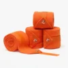 Premier Equine Horse Polo Fleece Bandages Orange