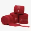 Premier Equine Horse Polo Fleece Bandages Red