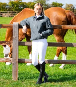 Premier Equine Pro Rider Unisex Waterproof Riding Jacket Anthracite Grey -Lemieux Shop Pro Rider Unisex Waterproof Riding Jacket Grey 7