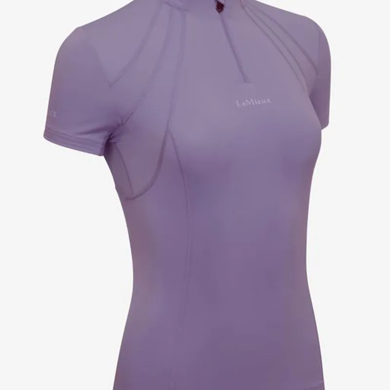 LeMieux Mia Mesh Short Sleeved Base Layer Iris 5 LeMieux Mia Mesh Short Sleeved Base Layer Iris - Image 5