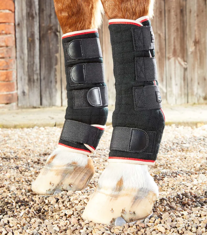 Premier Equine Quick Dry Horse Leg Wraps Black 1 Premier Equine Quick Dry Horse Leg Wraps Black