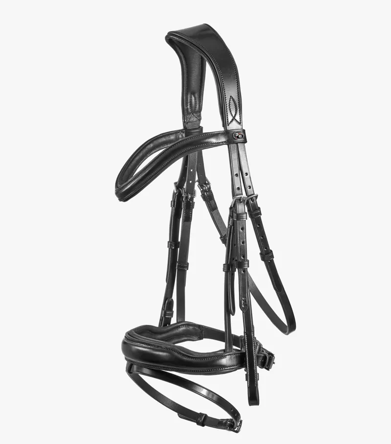 Premier Equine Rizzo Anatomic Snaffle Bridle With Flash Black 5 Premier Equine Rizzo Anatomic Snaffle Bridle With Flash Black - Image 5