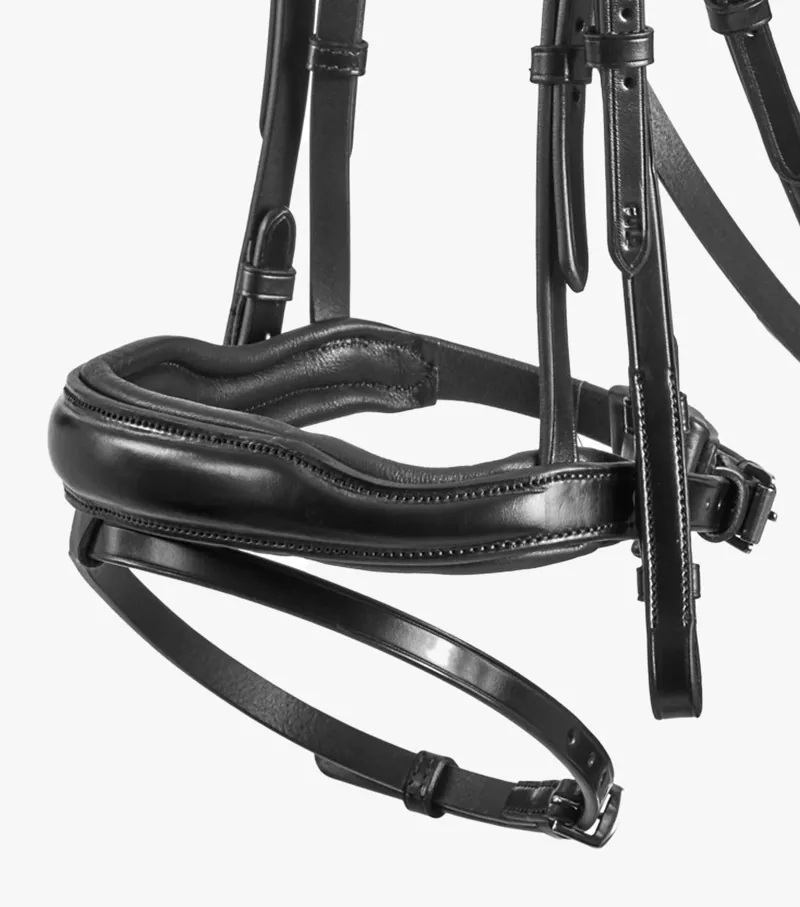 Premier Equine Rizzo Anatomic Snaffle Bridle With Flash Black 6 Premier Equine Rizzo Anatomic Snaffle Bridle With Flash Black - Image 6
