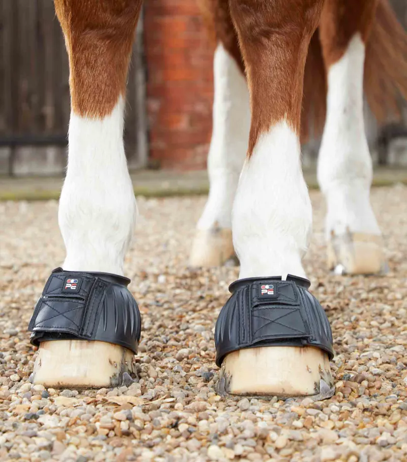Premier Equine Rubber Bell Over Reach Boots Black 4 Premier Equine Rubber Bell Over Reach Boots Black - Image 4