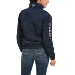Ariat Women's Stable Insulated Jacket Navy -Lemieux Shop S17 WMS ENGL Gaglione 10001713 INTL back