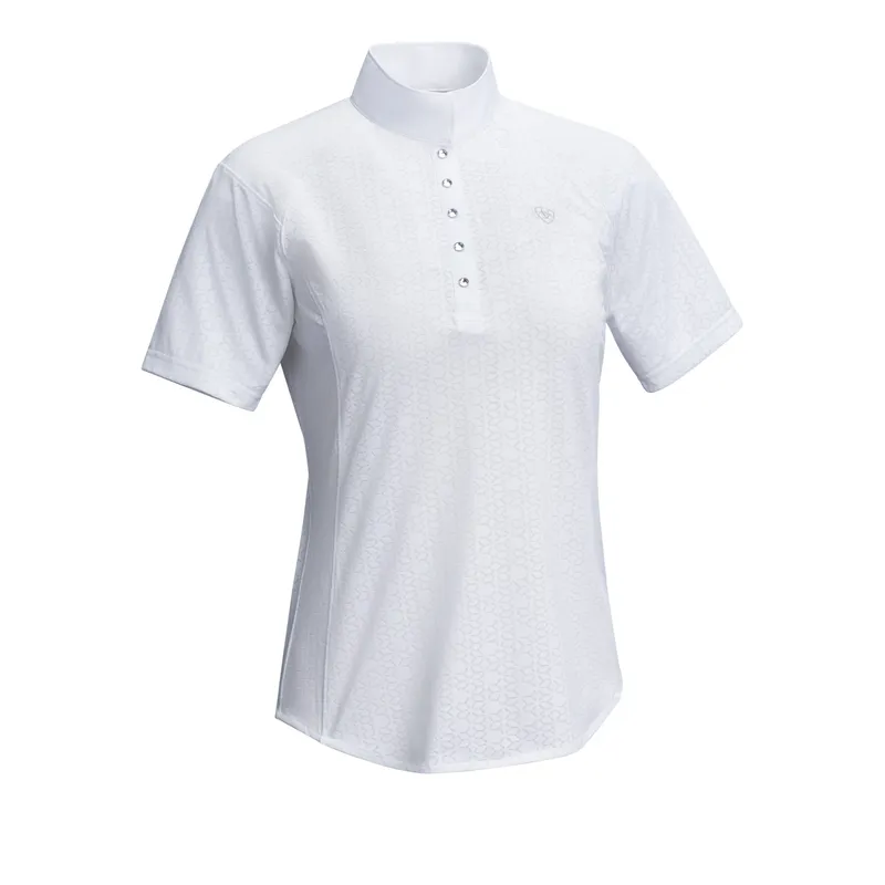 Ariat Women's Showstopper Show Shirt White 4 Ariat Women's Showstopper Show Shirt White - Image 4