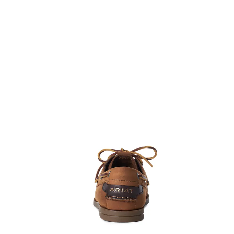 Ariat Antigua Women's Boat Shoe Walnut 2 Ariat Antigua Women's Boat Shoe Walnut - Image 2
