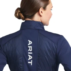 Ariat Women's Fusion Insulated Jacket Team Navy -Lemieux Shop S22 WMS ENGL 10039219 detail01