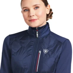 Ariat Women's Fusion Insulated Jacket Team Navy -Lemieux Shop S22 WMS ENGL 10039219 detail02