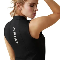 Ariat Women's Hailey 1/4 Zip Baselayer Black -Lemieux Shop S23 WMS ENGL 10043374 detail02