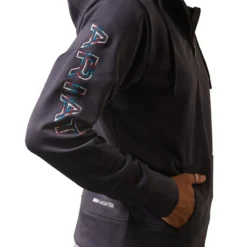 Ariat Women's Tek Hoodie 1/2 Zip Hoodie Periscope 8 Ariat Women's Tek Hoodie 1/2 Zip Hoodie Periscope -Lemieux Shop S23 WMS WEST 10043449 detail02