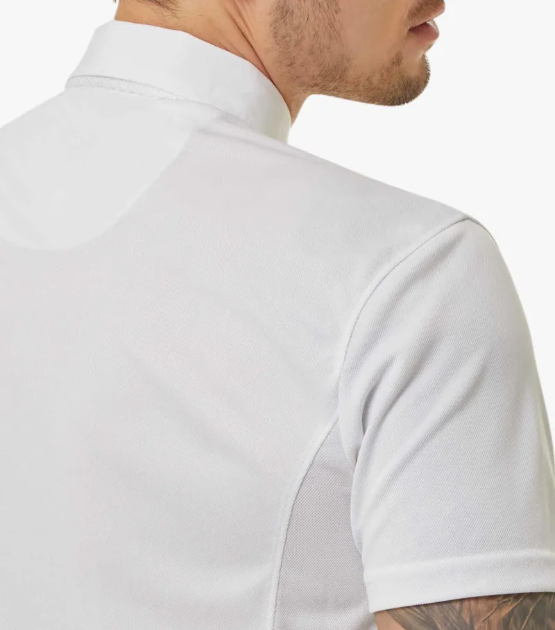 Premier Equine Antonio Men's Short Sleeve Show Shirt White 6 Premier Equine Antonio Men's Short Sleeve Show Shirt White - Image 6