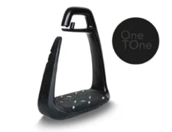 Freejump Soft Up Classic One Tone Stirrups - Black/Black