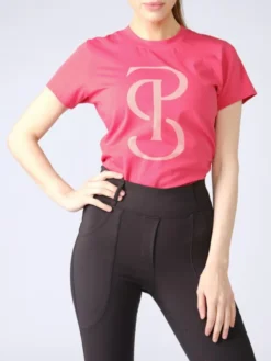 PS Of Sweden Signe Short Sleeve Top - Berry Pink -Lemieux Shop Signe202231 038 42320Berry20Pink201