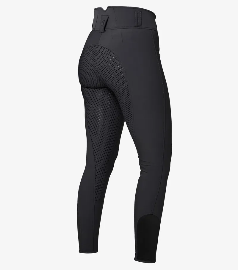 Premier Equine Sophia Ladies Full Seat High Waist Riding Breeches Black 3 Premier Equine Sophia Ladies Full Seat High Waist Riding Breeches Black - Image 3