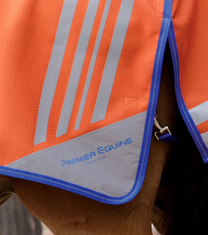 Premier Equine Stratus Horse Exercise Sheet Orange 2 Premier Equine Stratus Horse Exercise Sheet Orange - Image 2