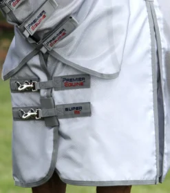 Premier Equine Super Lite Fly Rug With Surcingles Silver 8 Premier Equine Super Lite Fly Rug With Surcingles Silver -Lemieux Shop Super Lite Fly Rug with Surcingles Silver 3