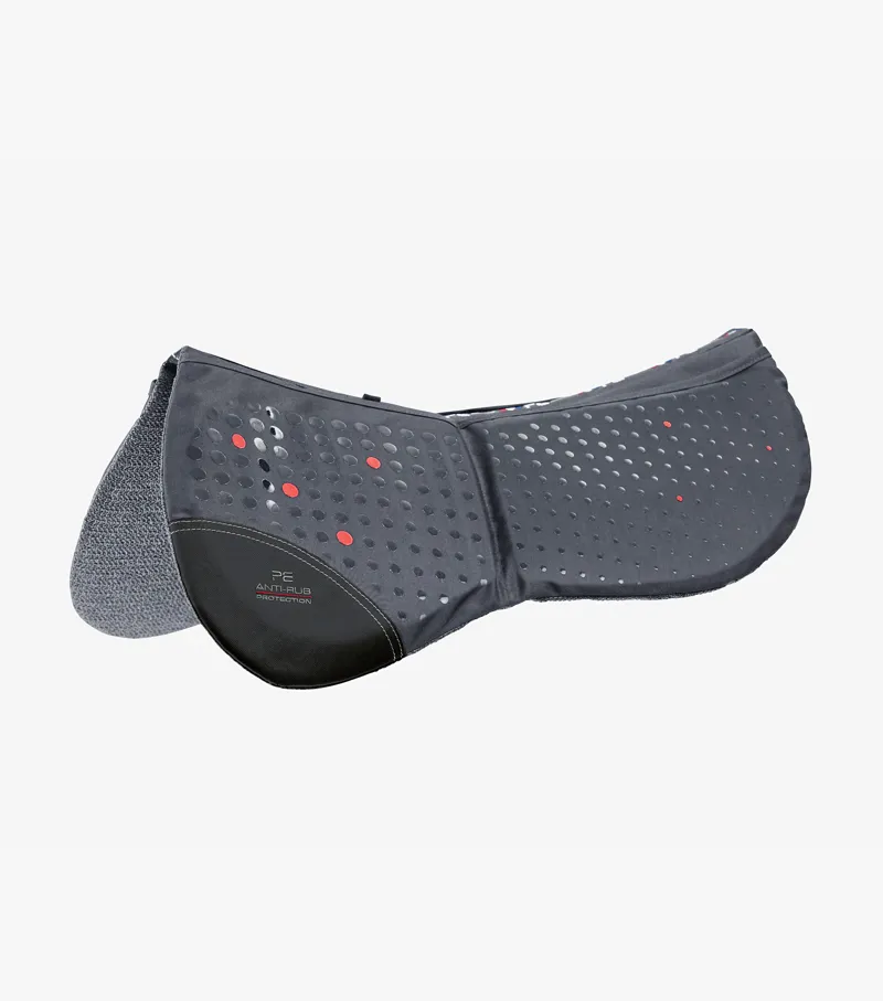 Premier Equine Tech Grip Pro Anti-Slip Correction Half Pad Grey 1 Premier Equine Tech Grip Pro Anti-Slip Correction Half Pad Grey