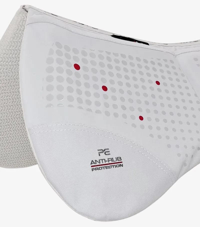 Premier Equine Tech Grip Pro Anti-Slip Correction Half Pad White 2 Premier Equine Tech Grip Pro Anti-Slip Correction Half Pad White - Image 2