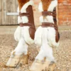 Premier Equine Techno Wool Tendon Boots Brown