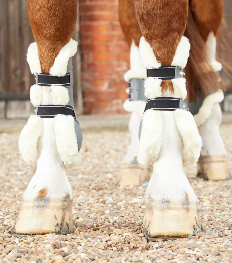 Premier Equine Techno Wool Tendon Boots Grey 2 Premier Equine Techno Wool Tendon Boots Grey - Image 2
