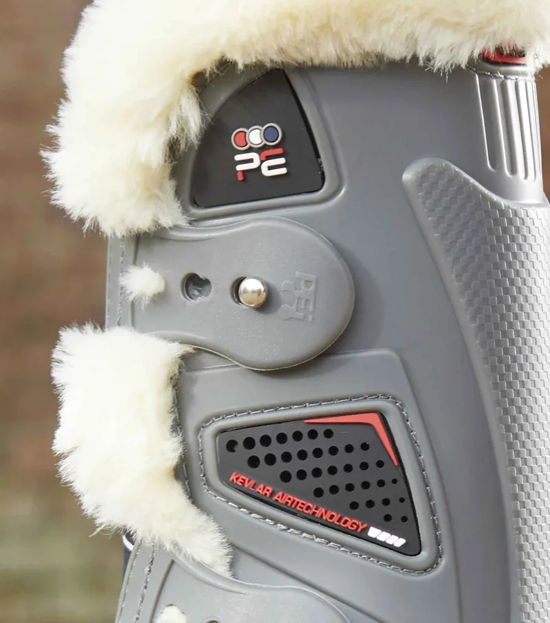 Premier Equine Techno Wool Tendon Boots Grey 4 Premier Equine Techno Wool Tendon Boots Grey - Image 4