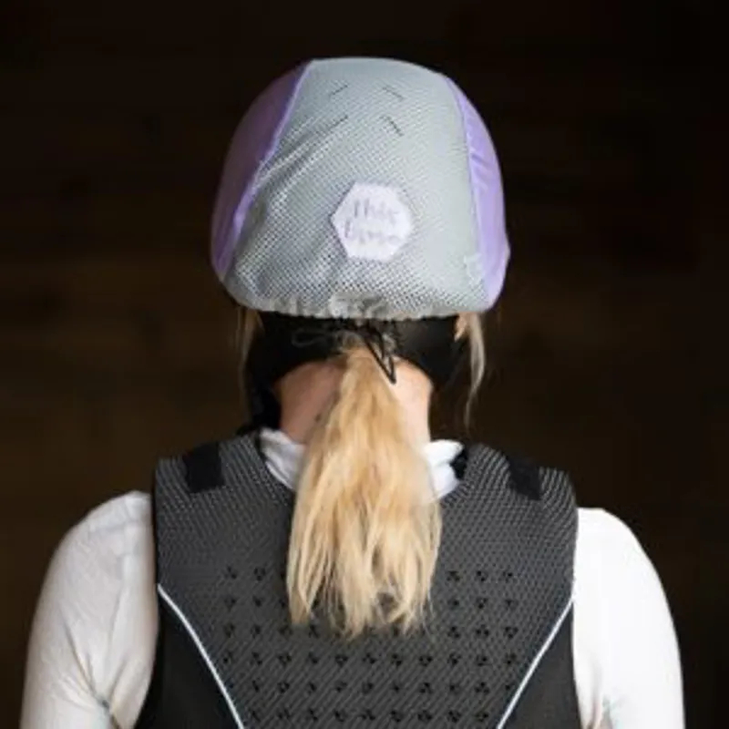 Charles Owen This Esme Ventilated Silk Lilac 3 Charles Owen This Esme Ventilated Silk Lilac - Image 3