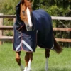 Premier Equine Titan 100g Turnout Rug With Snug-Fit Neck Cover Navy