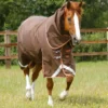 Premier Equine Titan 300g Turnout Rug With Snug-Fit Neck Cover Brown