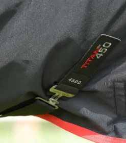 Premier Equine Titan 450g Original Turnout Rug Black -Lemieux Shop Titan 450 Original Turnout Rug Black 5
