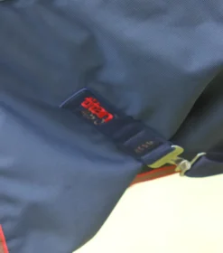 Premier Equine Titan 450g Turnout Rug With Snug-Fit Neck Cover Navy -Lemieux Shop Titan 450 Turnout Rug Navy 5