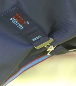 Premier Equine Titan Storm 200g Combo Turnout Rug With Snug-Fit Neck Navy -Lemieux Shop Titan Storm 200 Turnout Rug Navy 4
