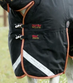 Premier Equine Titan Storm 450g Combo Turnout Rug With Snug-Fit Neck Black 8 Premier Equine Titan Storm 450g Combo Turnout Rug With Snug-Fit Neck Black -Lemieux Shop Titan Storm 450 Turnout Rug Black 3