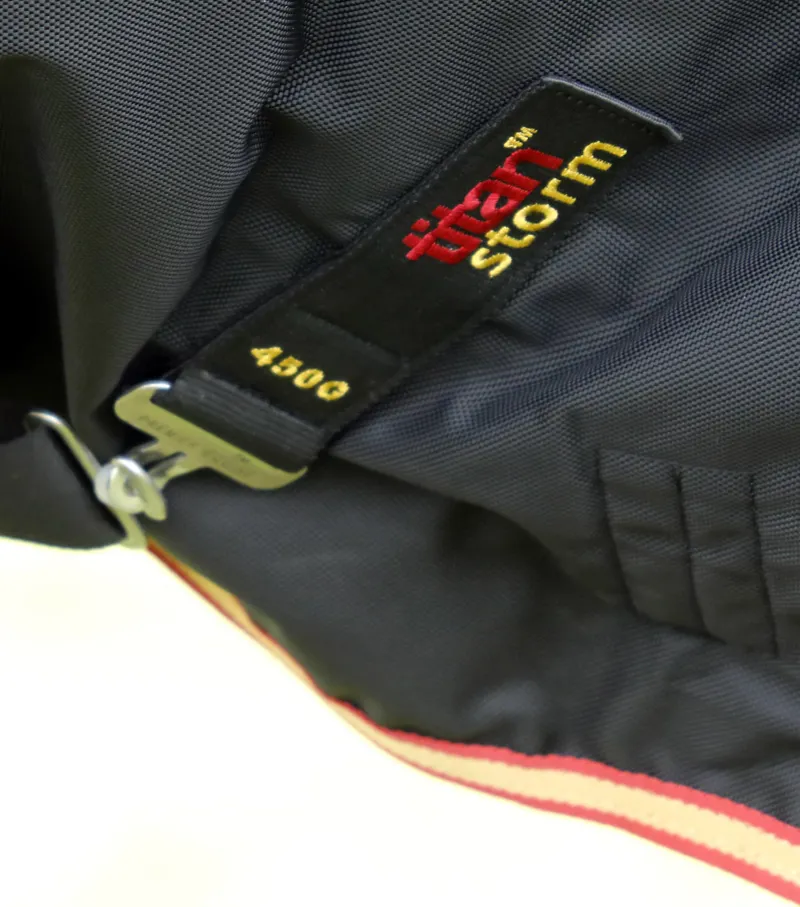 Premier Equine Titan Storm 450g Combo Turnout Rug With Snug-Fit Neck Black 5 Premier Equine Titan Storm 450g Combo Turnout Rug With Snug-Fit Neck Black - Image 5