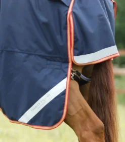 Premier Equine Titan Storm 450g Combo Turnout Rug With Snug-Fit Neck Navy -Lemieux Shop Titan Storm 450 Turnout Rug Navy 6