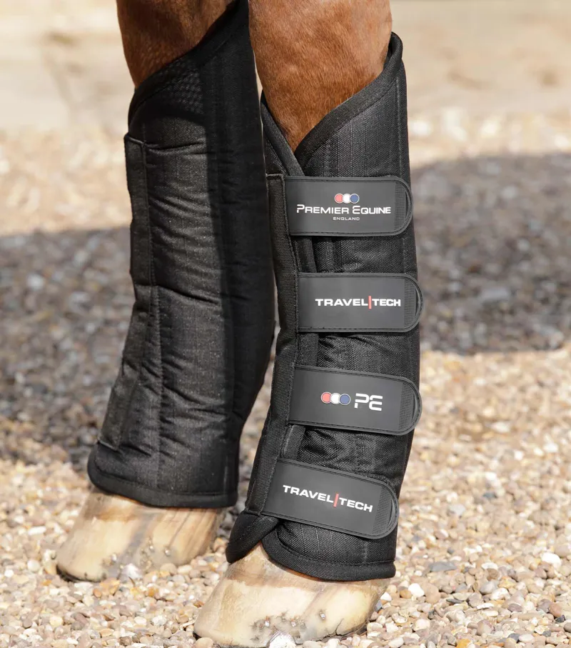 Premier Equine Travel-Tech Travel Boots Black 1 Premier Equine Travel-Tech Travel Boots Black