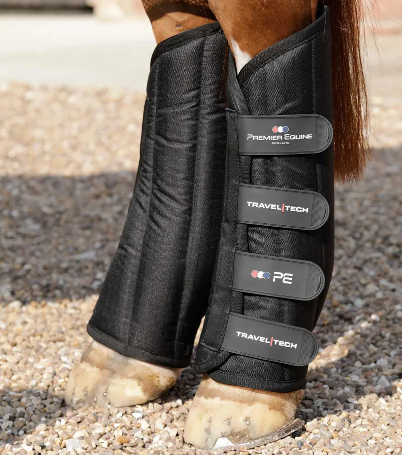 Premier Equine Travel-Tech Travel Boots Black 2 Premier Equine Travel-Tech Travel Boots Black - Image 2