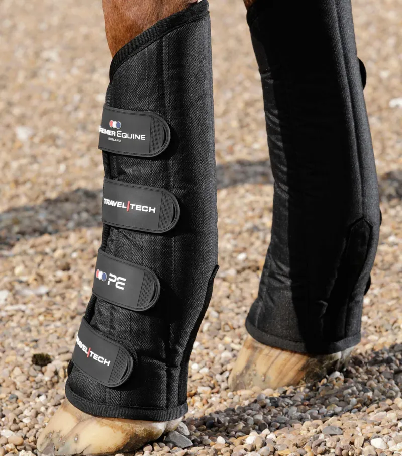 Premier Equine Travel-Tech Travel Boots Black 3 Premier Equine Travel-Tech Travel Boots Black - Image 3